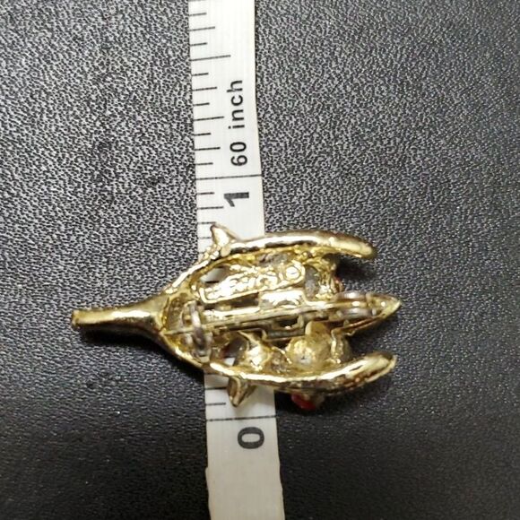 Vintage Gerry's wishbone brooch - Picture 6 of 8